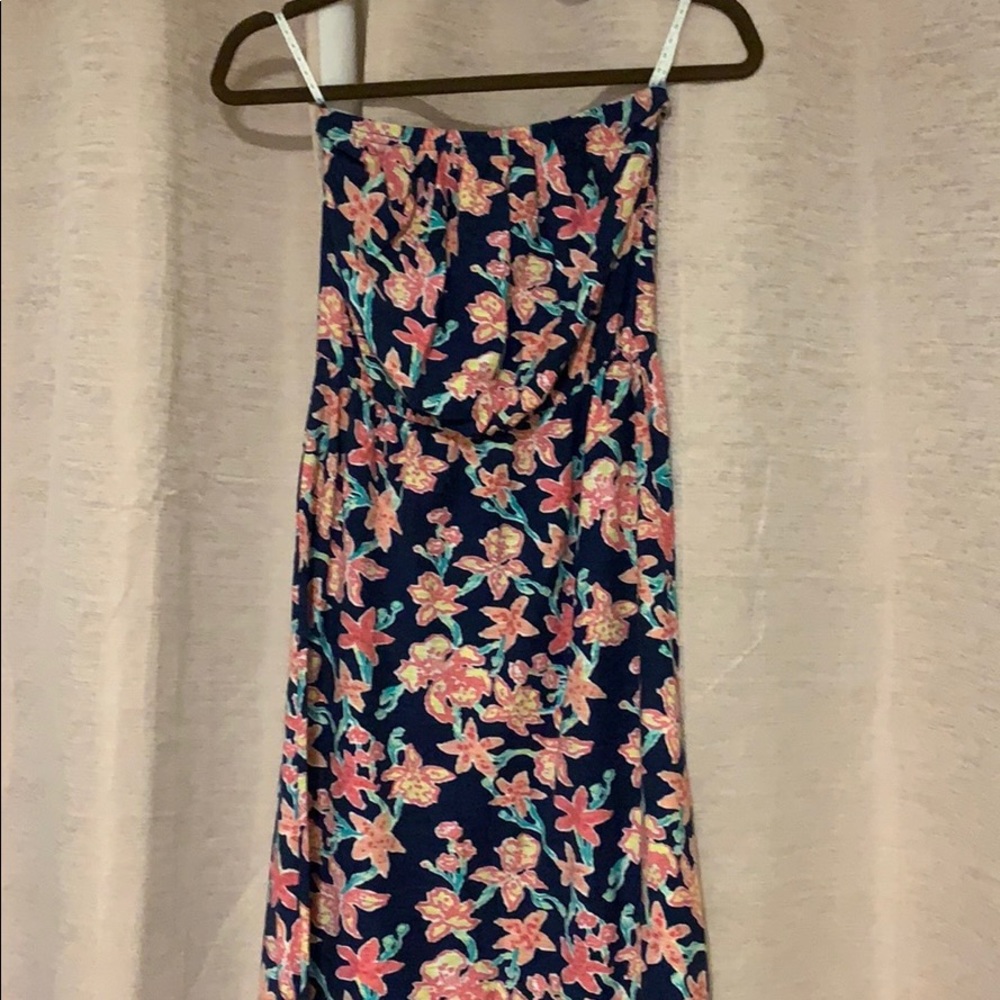 LILLY PULITZER STRAPLESS MAXI DRESS